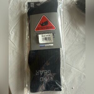Ryno Gear Black Crew Socks, size 10-14, 8 pairs of socks